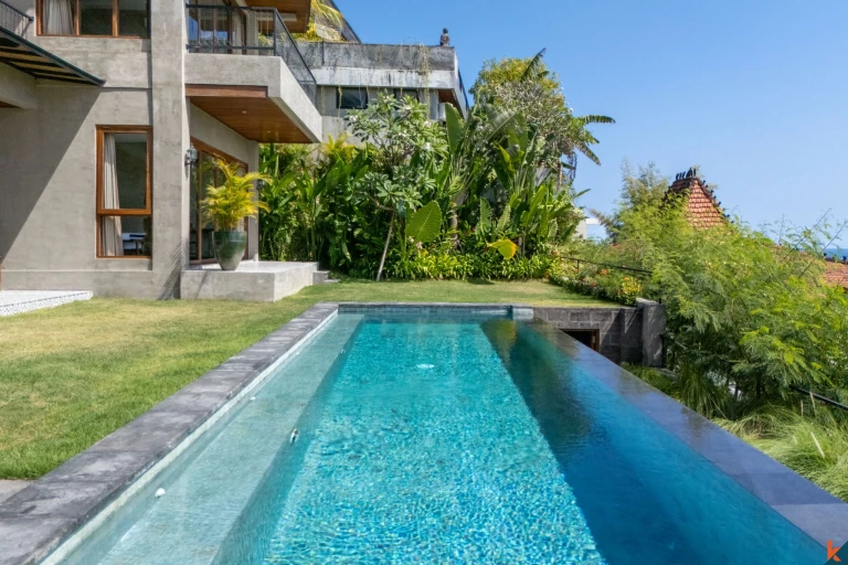 Vila Elegan 3 Kamar Tidur dengan Pemandangan Laut di Uluwatu dan Kolam Renang Pribadi