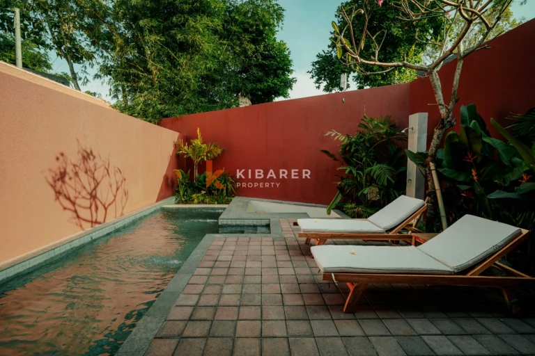 Warm Contemporary Two-Bedroom Tropical Villa with Private Pool in Jimbaran
