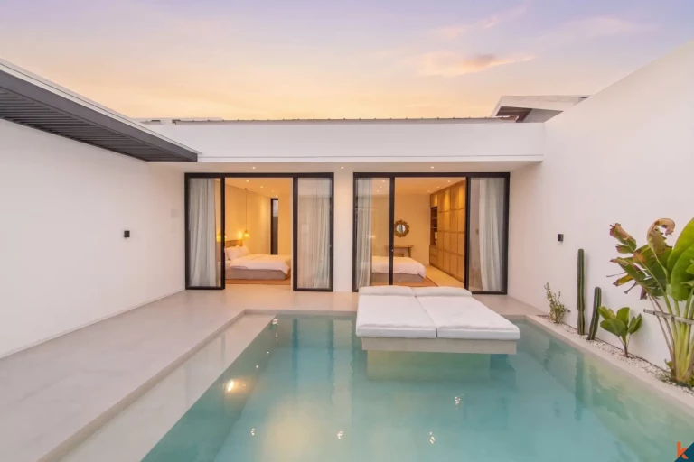Vila Sewa Dua Kamar Tidur Elegan yang Baru di Lokasi Utama Sanur