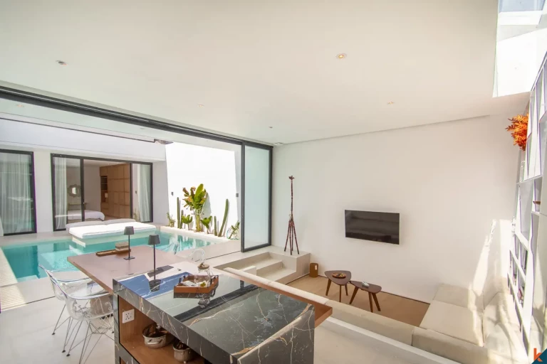 Vila Sewa Dua Kamar Tidur Elegan yang Baru di Lokasi Utama Sanur