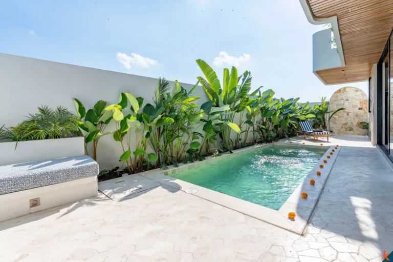 Modern Mediterranean Two Bedroom Villa for Lease in Munggu