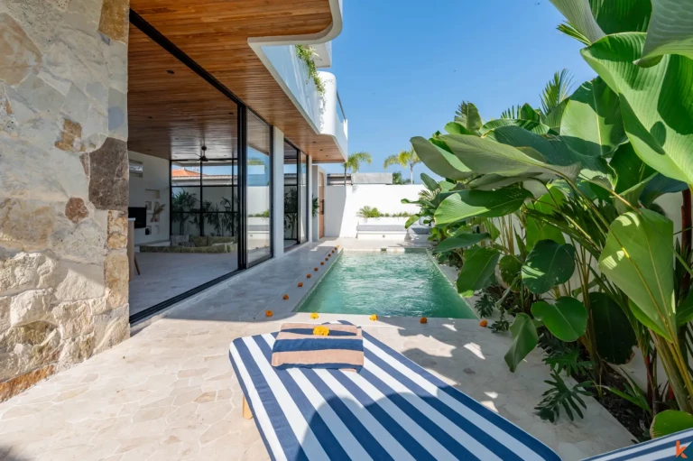 Modern Mediterranean Two Bedroom Villa for Lease in Munggu