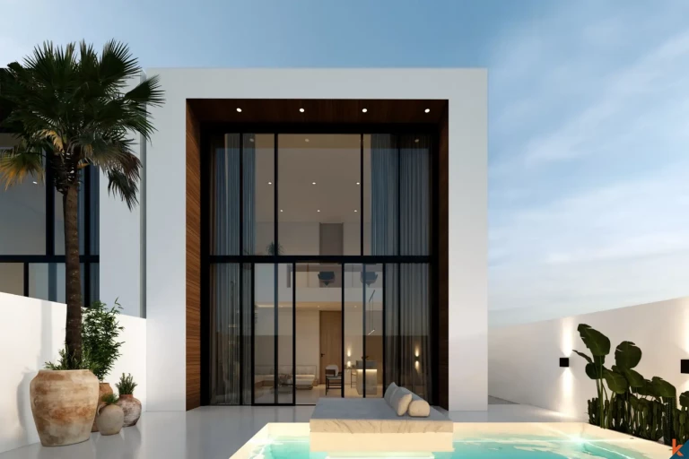 Propriété neuve et moderne de deux chambres en pleine propriété à bail à Sanur