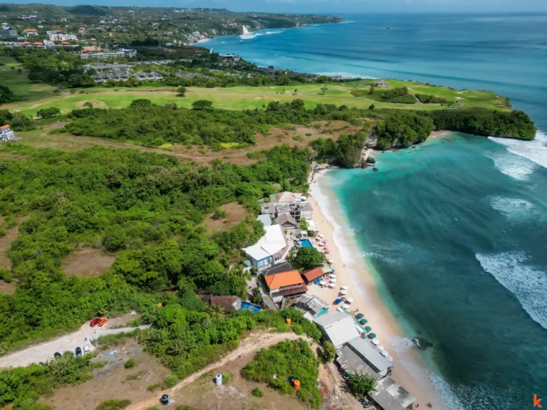 Lucrative Clifftop Oceanfront Development Land for Sale with Direct Beach Access in Balangan
