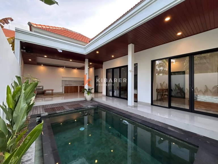 Modern Minimalist Two-Bedroom Open Living Villa with Private Pool in Cemagi