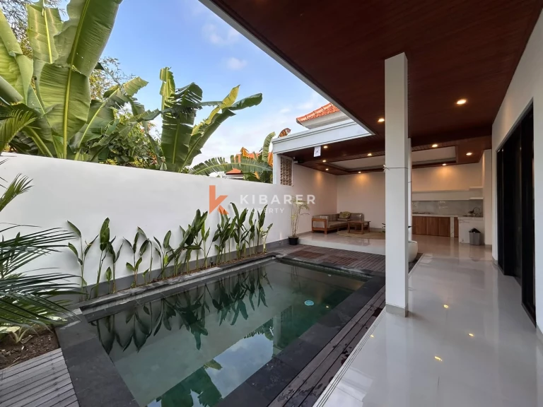 Modern Minimalist Two-Bedroom Open Living Villa with Private Pool in Cemagi