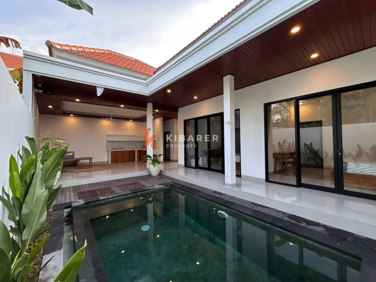 Modern Minimalist Two-Bedroom Open Living Villa with Private Pool in Cemagi