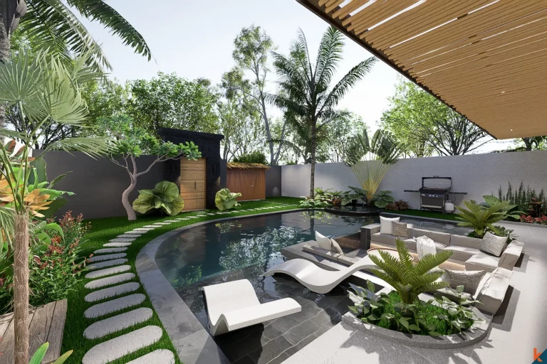 Modern Off-Plan  Vila Sewa Tiga Kamar Tidur Dijual di Canggu