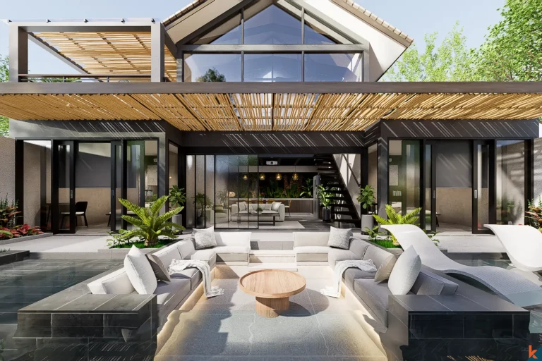 Modern Off-Plan  Vila Sewa Tiga Kamar Tidur Dijual di Canggu