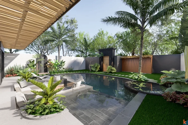 Modern Off-Plan  Vila Sewa Tiga Kamar Tidur Dijual di Canggu