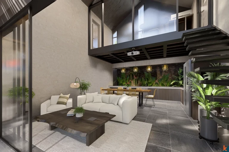 Modern Off-Plan  Vila Sewa Tiga Kamar Tidur Dijual di Canggu