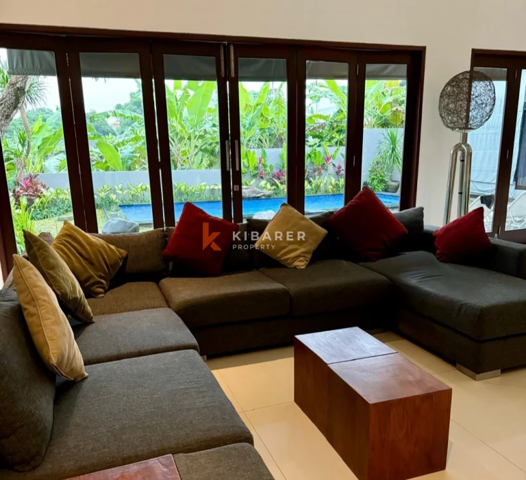 Charming Two-Bedroom Villa with Office and Enclosed Living in Tumbak Bayuh