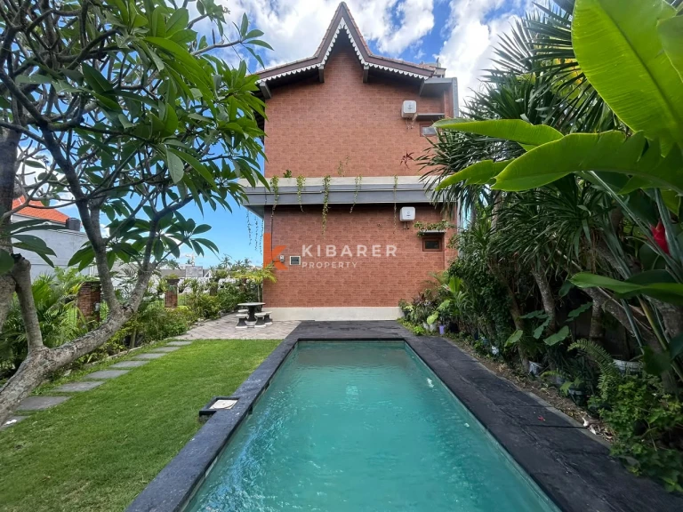 Spacious Four-Bedroom Two-Story Unfurnished Shared Pool Villa in Canggu