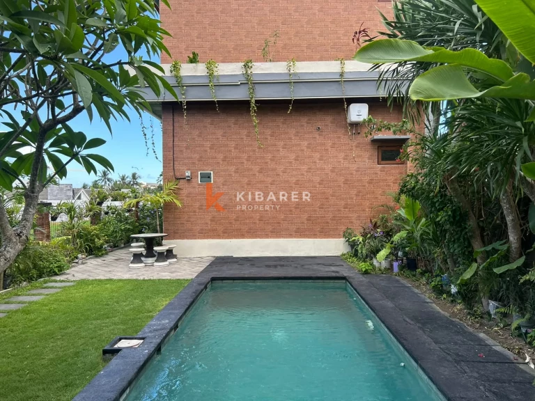 Spacious Four-Bedroom Two-Story Unfurnished Shared Pool Villa in Canggu