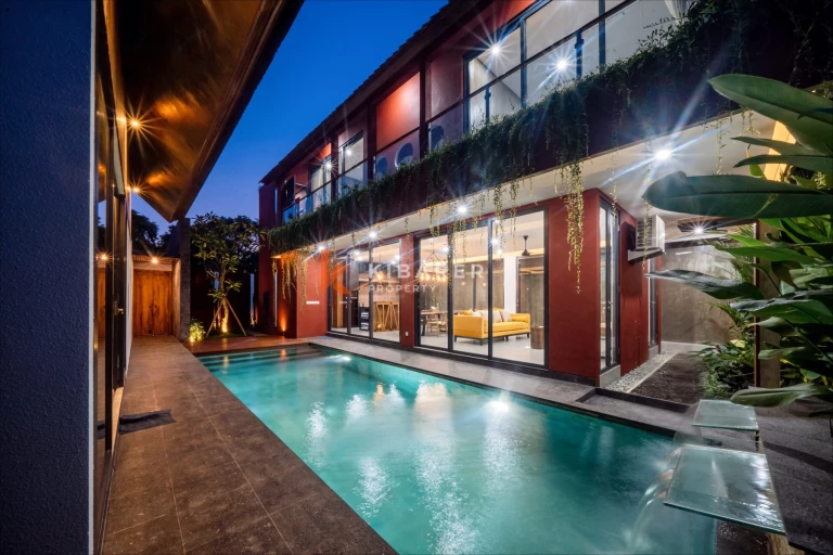 Modern Two-Story Three-Bedroom Villa with Private Pool in Canggu