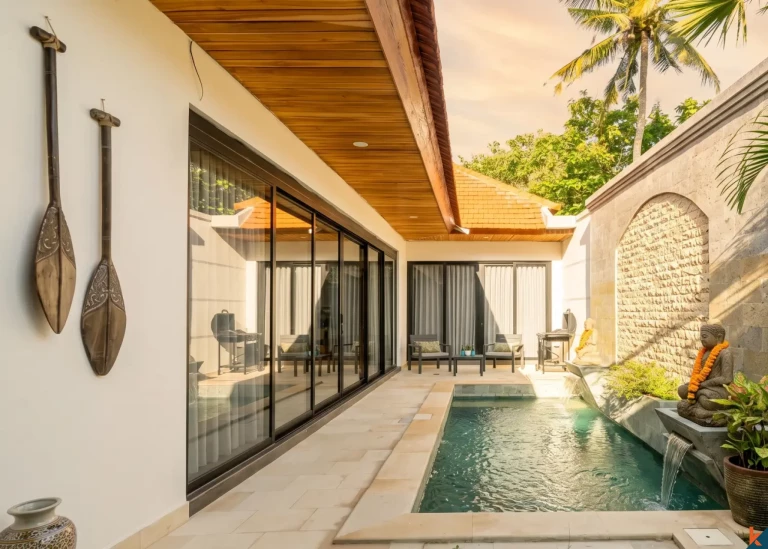 Propriété en bail emphytéotique de luxe avec trois chambres près de la plage à Balian