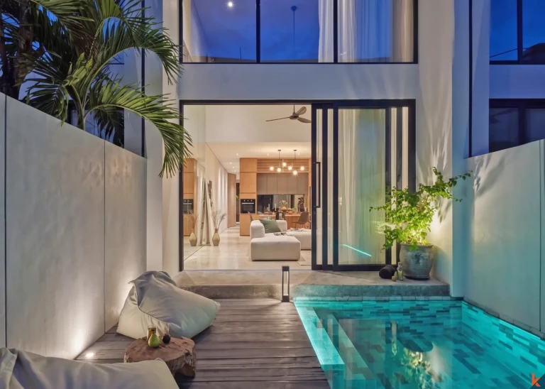 Villa de trois chambres à coucher en location élégante à Umalas, emplacement privilégié