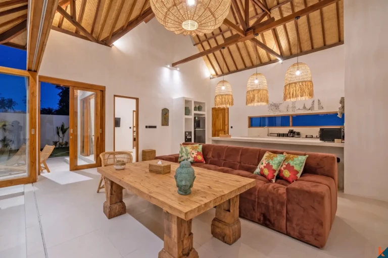 Vila sewa tiga kamar tidur yang indah dengan pengaruh tradisional di Ubud - Lodtunduh