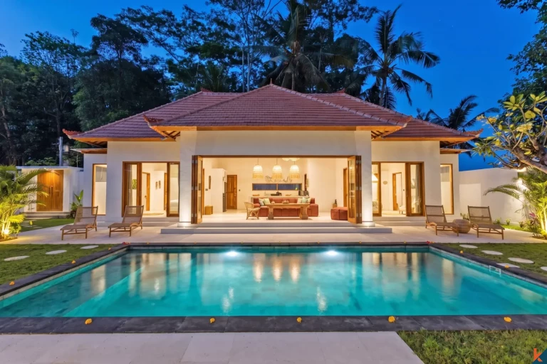 Vila sewa tiga kamar tidur yang indah dengan pengaruh tradisional di Ubud - Lodtunduh