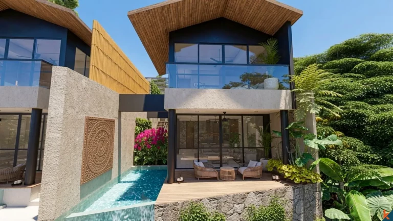 Properti sewa dua kamar tidur dengan pemandangan sawah di Ubud (selesai pada November 2026)