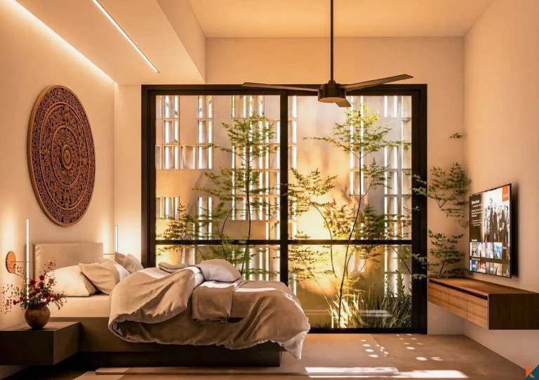 Properti sewa dua kamar tidur dengan pemandangan sawah di Ubud (selesai pada November 2026)