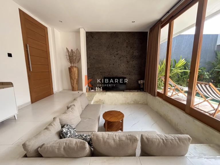 Charming Two-Bedroom Villa with Private Pool and Sunken Living Area Located in Kerobokan