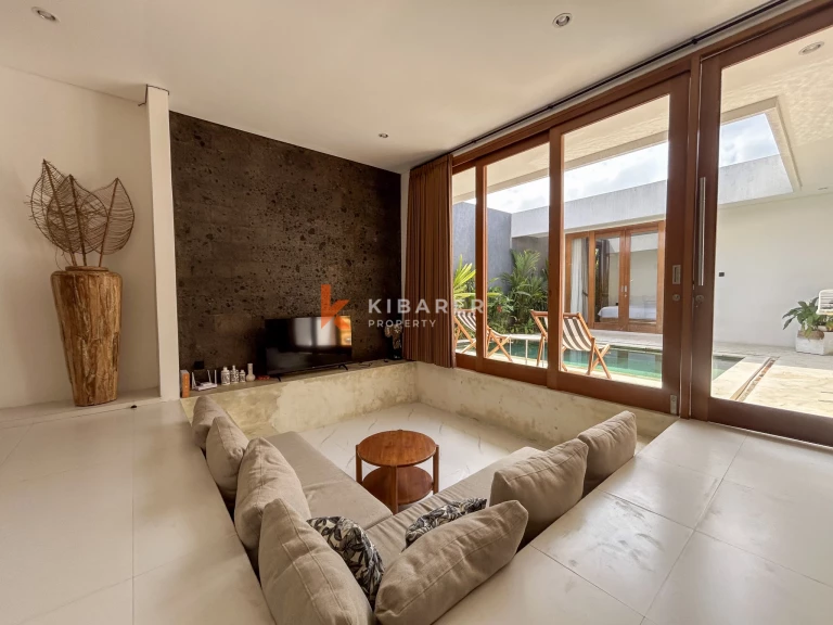 Charming Two-Bedroom Villa with Private Pool and Sunken Living Area Located in Kerobokan
