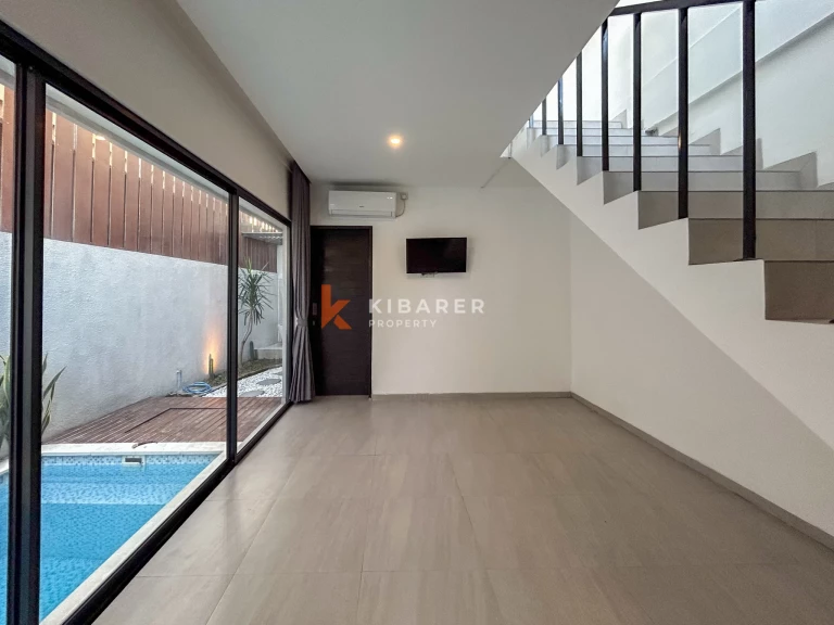 Contemporary Two-Level Semi-Furnished Villa with Private Pool in Pererenan