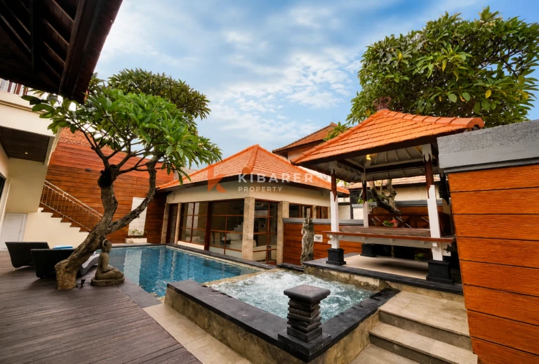 Refuge tropical à Batu Belig – Villa de 3 chambres avec piscine et jacuzzi