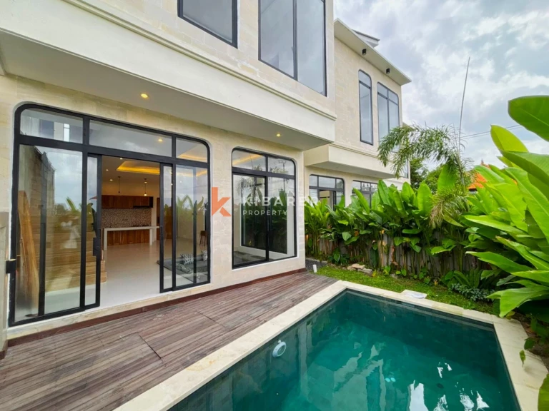 Modern Enclosed Living Villa in Canggu - Three Bedroom with Serene Rice Field View (Available on 05th September 2026)