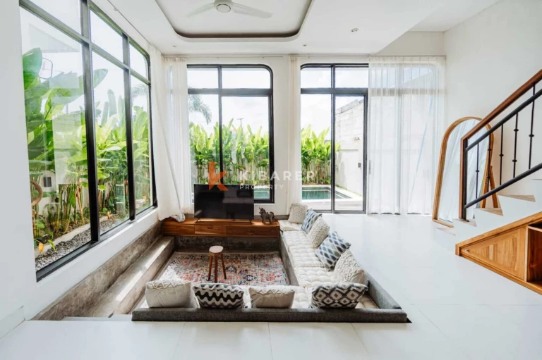 Modern Enclosed Living Villa in Canggu - Three Bedroom with Serene Rice Field View (Available on 05th September 2026)