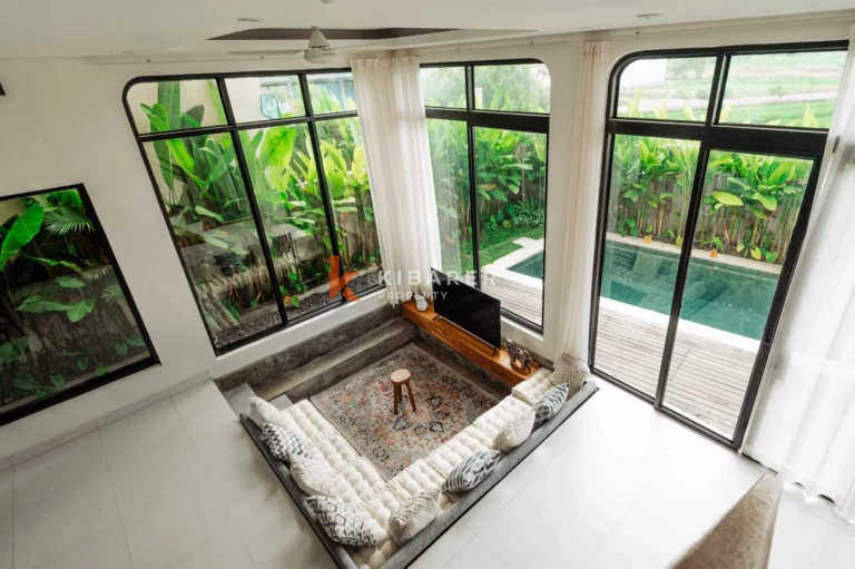 Modern Enclosed Living Villa in Canggu - Three Bedroom with Serene Rice Field View (Available on 05th September 2026)