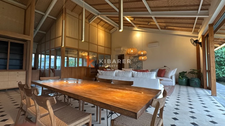 Elegant Six-Bedroom Tropical Villa with Refined Contemporary Design in Seseh