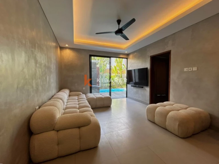 Semi-Furnished Three Bedroom Villa in Prime Canggu