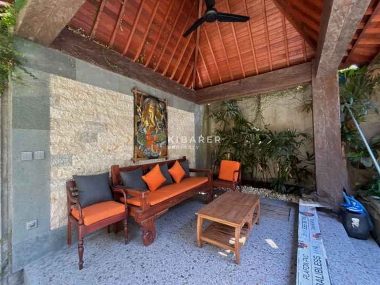 Villa balinaise paisible de 3 chambres avec bureau et cadre tropical à Umalas