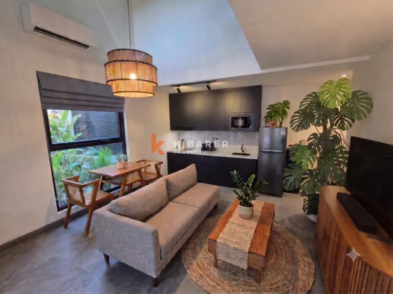 Chic Industrial One Bedroom Villa in Kerobokan