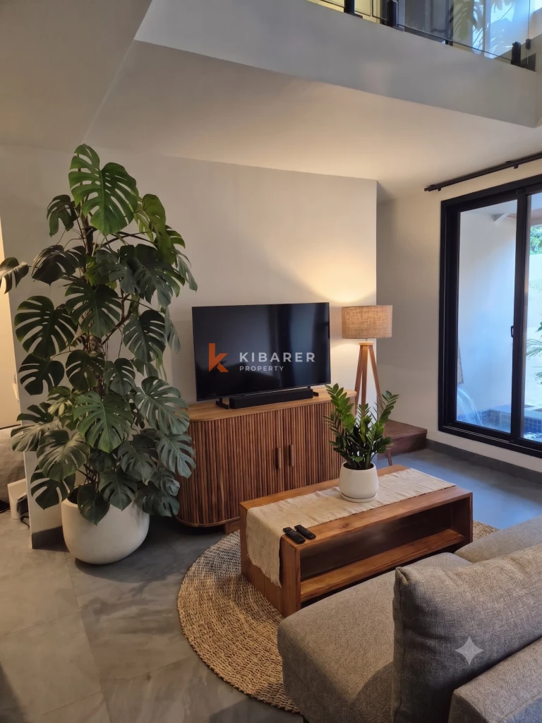 Chic Industrial One Bedroom Villa in Kerobokan