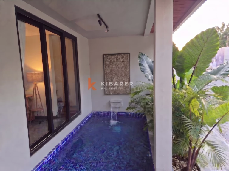 Chic Industrial One Bedroom Villa in Kerobokan