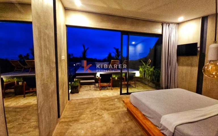 Spacious Six-Bedroom (four bedroom in main building plus two loft appartment) Villa with Ocean & Rice Field Views in Kedungu