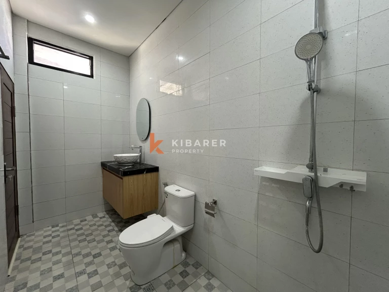 Modern Two-Bedroom Unfurnished Villa with Private Pool for Yearly Rent in Kerobokan