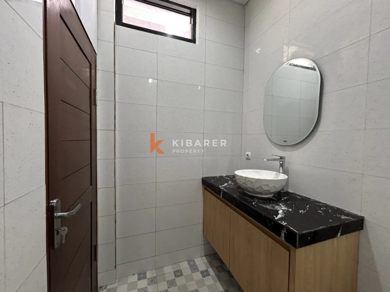 Modern Two-Bedroom Unfurnished Villa with Private Pool for Yearly Rent in Kerobokan