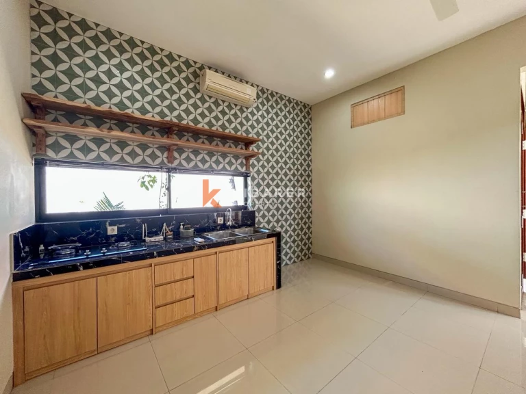 Modern Two-Bedroom Unfurnished Enclosed Villa with Private Pool for Rent in Kerobokan