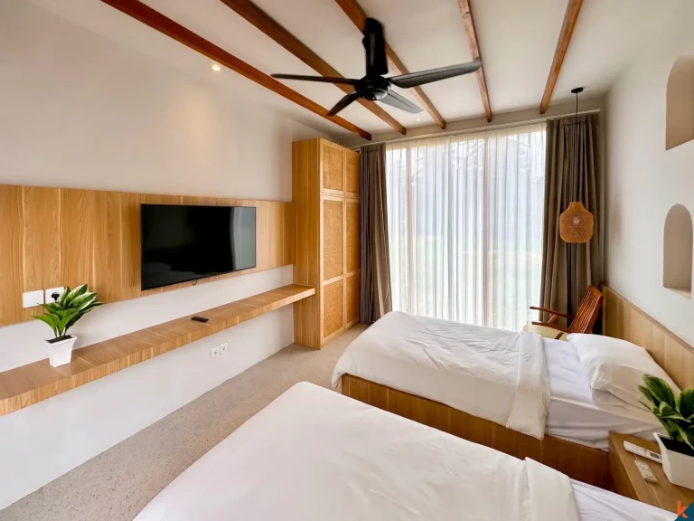 Villa neuve de deux chambres à louer faisant partie d'un complexe privé à Ubud