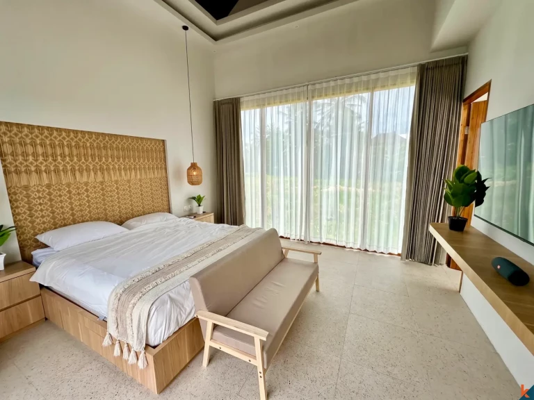 Villa neuve de deux chambres à louer faisant partie d'un complexe privé à Ubud