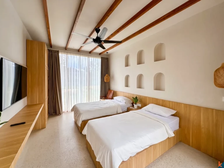 Villa neuve de deux chambres à louer faisant partie d'un complexe privé à Ubud