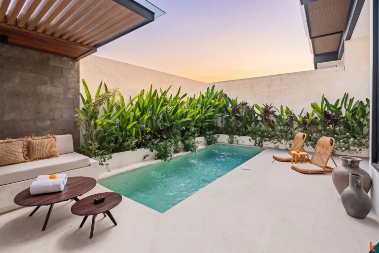 Brand new modern townhouse style two bedroom property leasehold in Pantai Lima - Pererenan