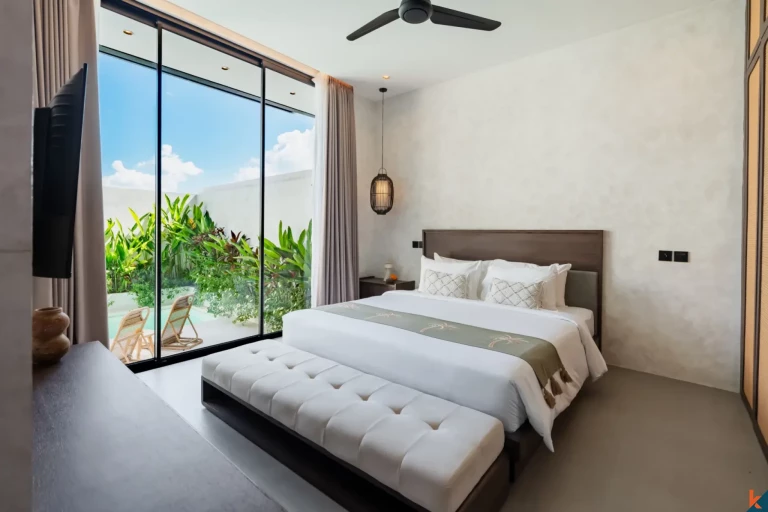 Brand new modern townhouse style two bedroom property leasehold in Pantai Lima - Pererenan