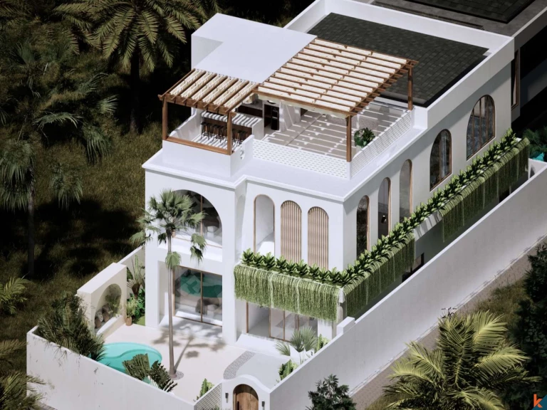 Properti Bertingkat Enam Kamar Tidur Bergaya Mediterania yang Akan Segera Hadir dengan Pemandangan Indah di Kedungu (selesai pada November 2026)
