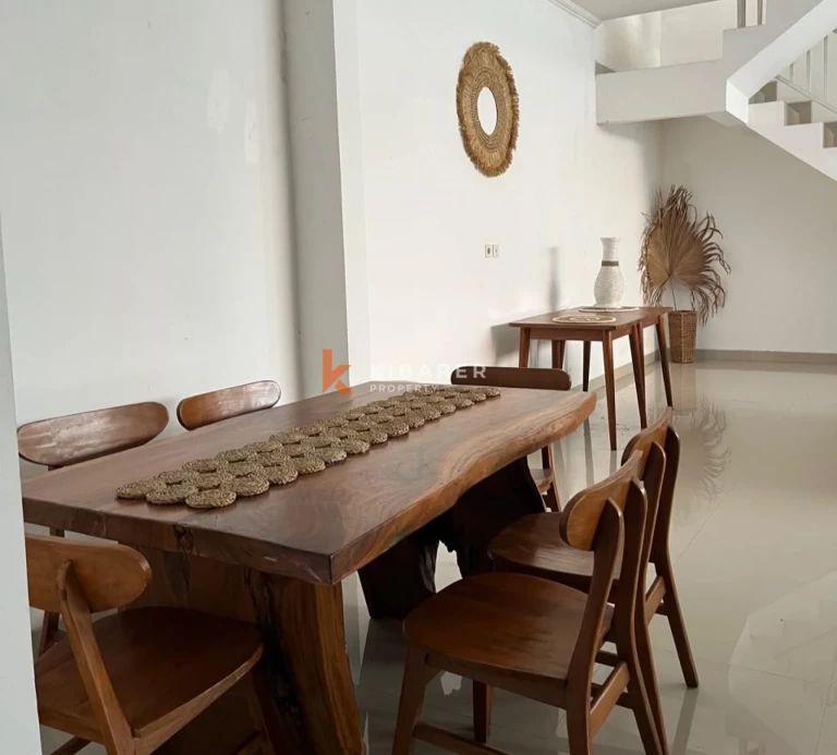 Charming Three-Bedroom Semi Furnished Villa Situated in Kerobokan