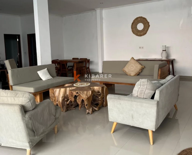 Charming Three-Bedroom Semi Furnished Villa Situated in Kerobokan